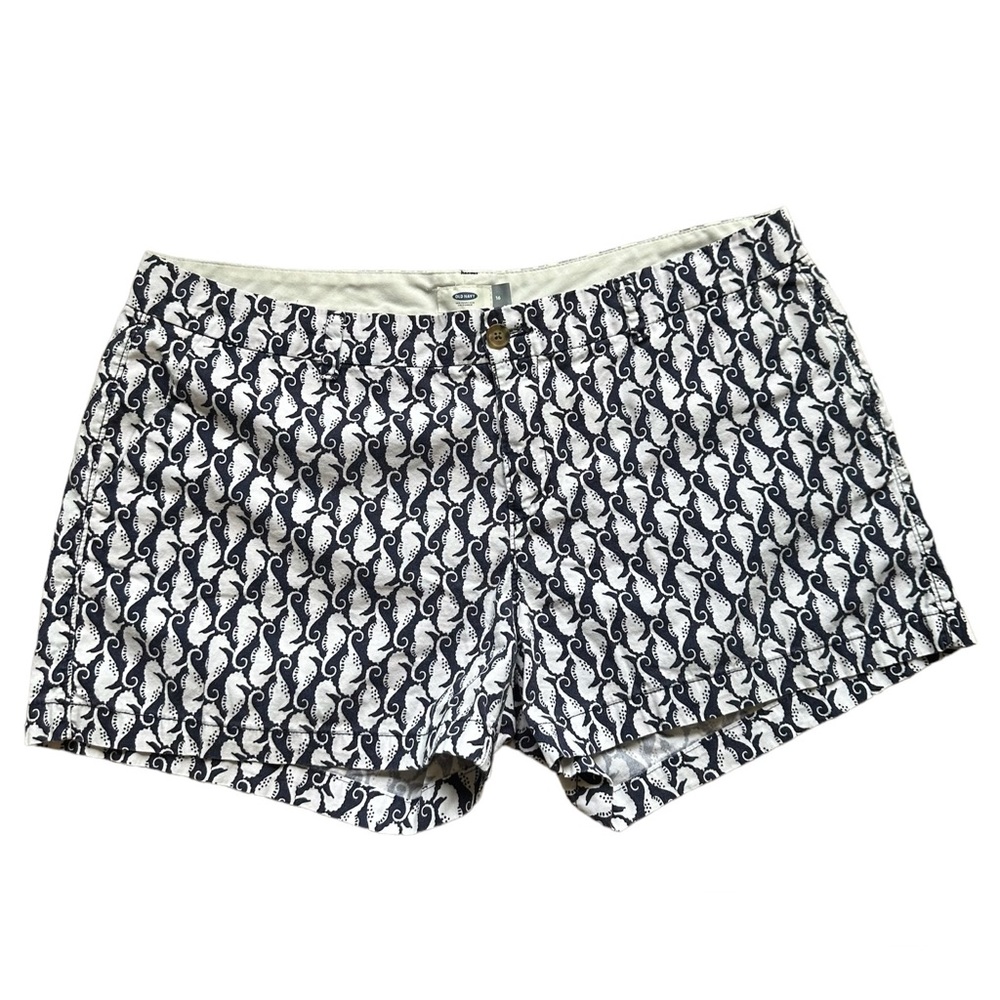 Old Navy Seahorse Midi Shorts Size 16